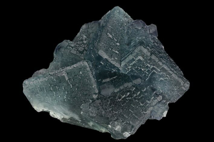 Unique, Teal Fluorite Crystal Cluster - Fluorescent! #128936